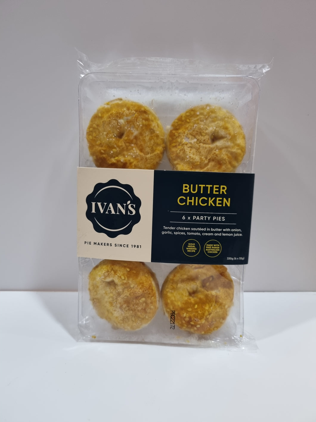 Ivan's Pies- Butter Chicken (6 pack)