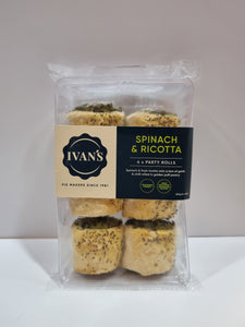Ivan's Pies- Spinach & Ricotta Rolls (6 pack)