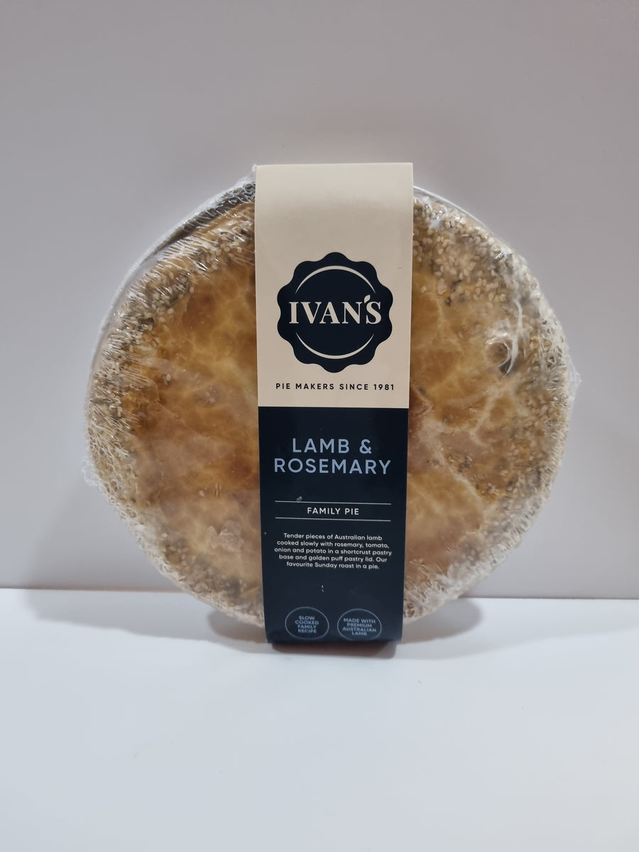 Ivan's Pies Lamb & Rosemary Fruitique Essendon North