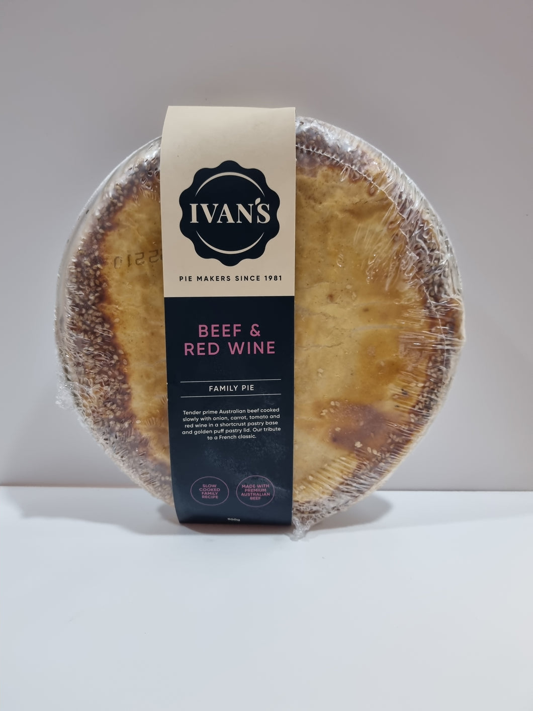 Ivan's Pies- Beef & Red Wine