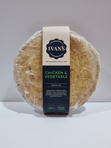 Ivan's Pies- Chicken & Vegetable (Family Pie)