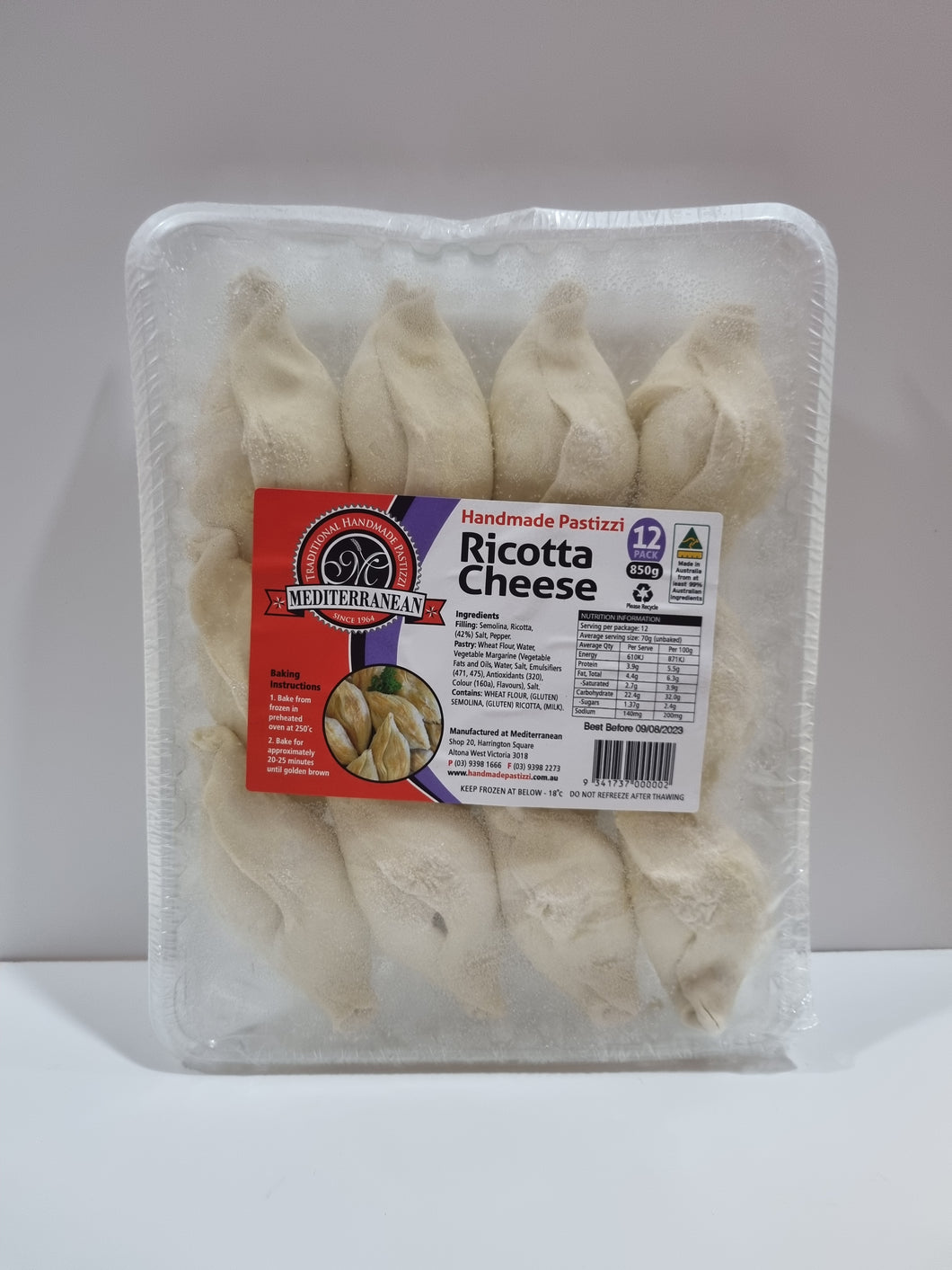 Pastizzi- Ricotta Cheese