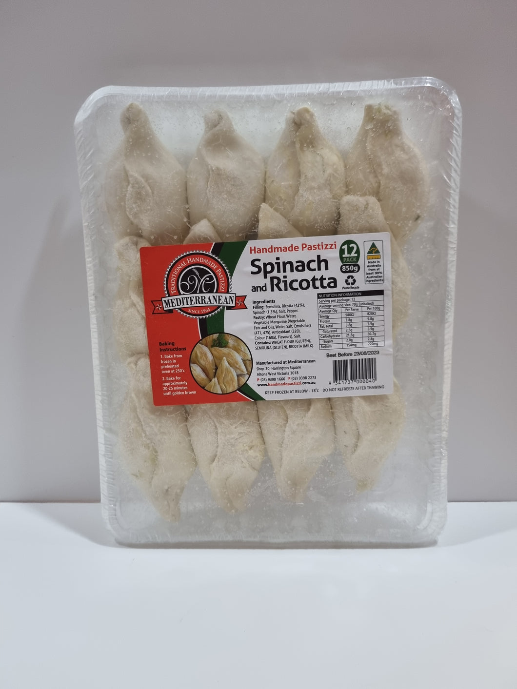 Pastizzi- Spinach & Ricotta