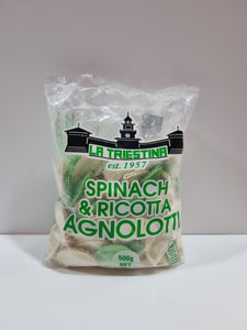 La Triestina- Spinach & Ricotta Agnolotti (500g)