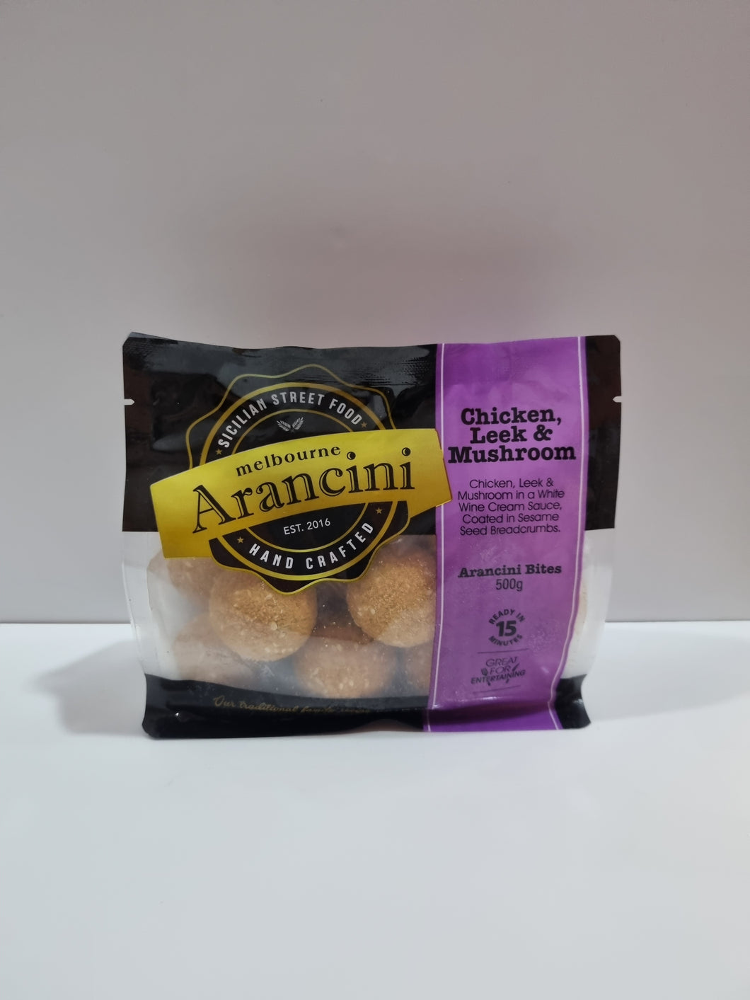Melbourne Arancini- Chicken, Leek & Mushroom