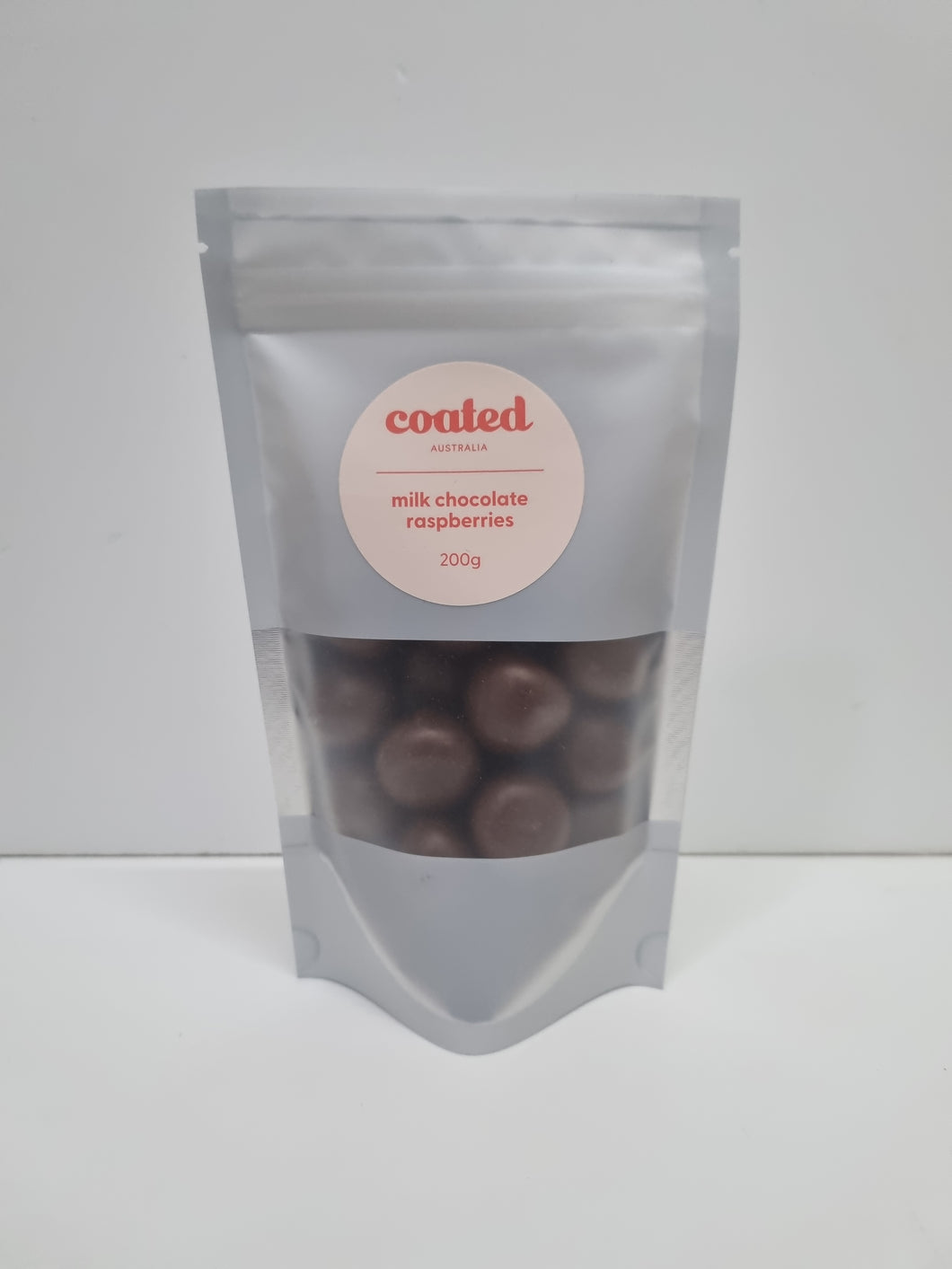 Milk Chocolate Raspberries (200g)