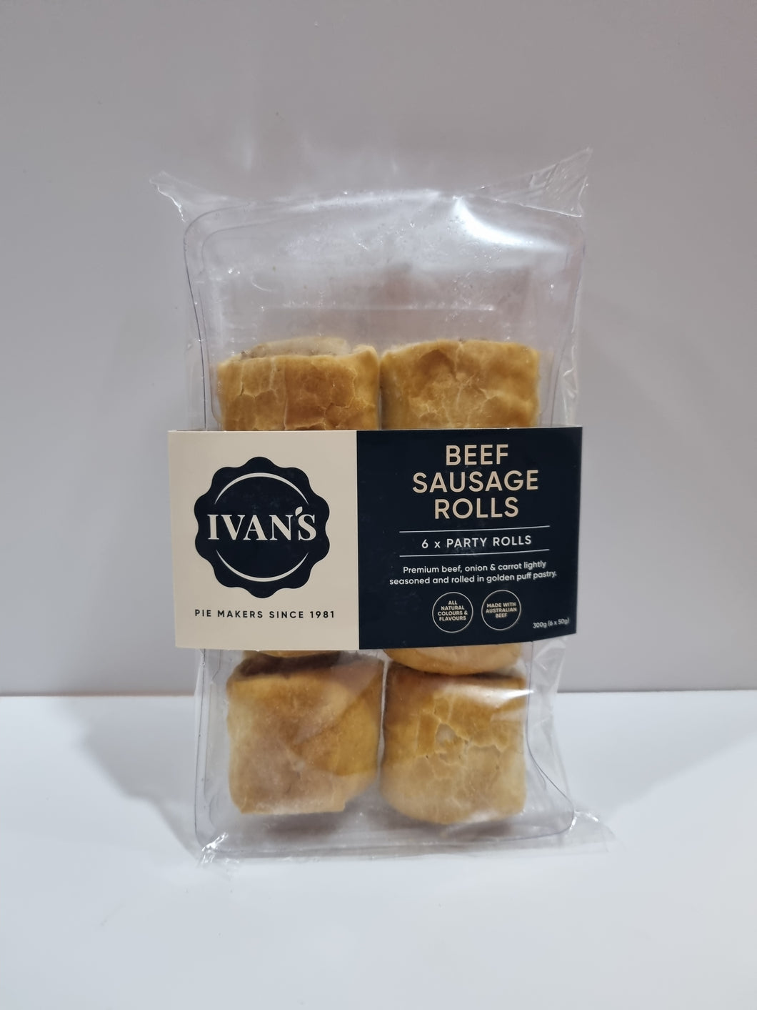 Ivan's Pies- Beef Sausage Rolls