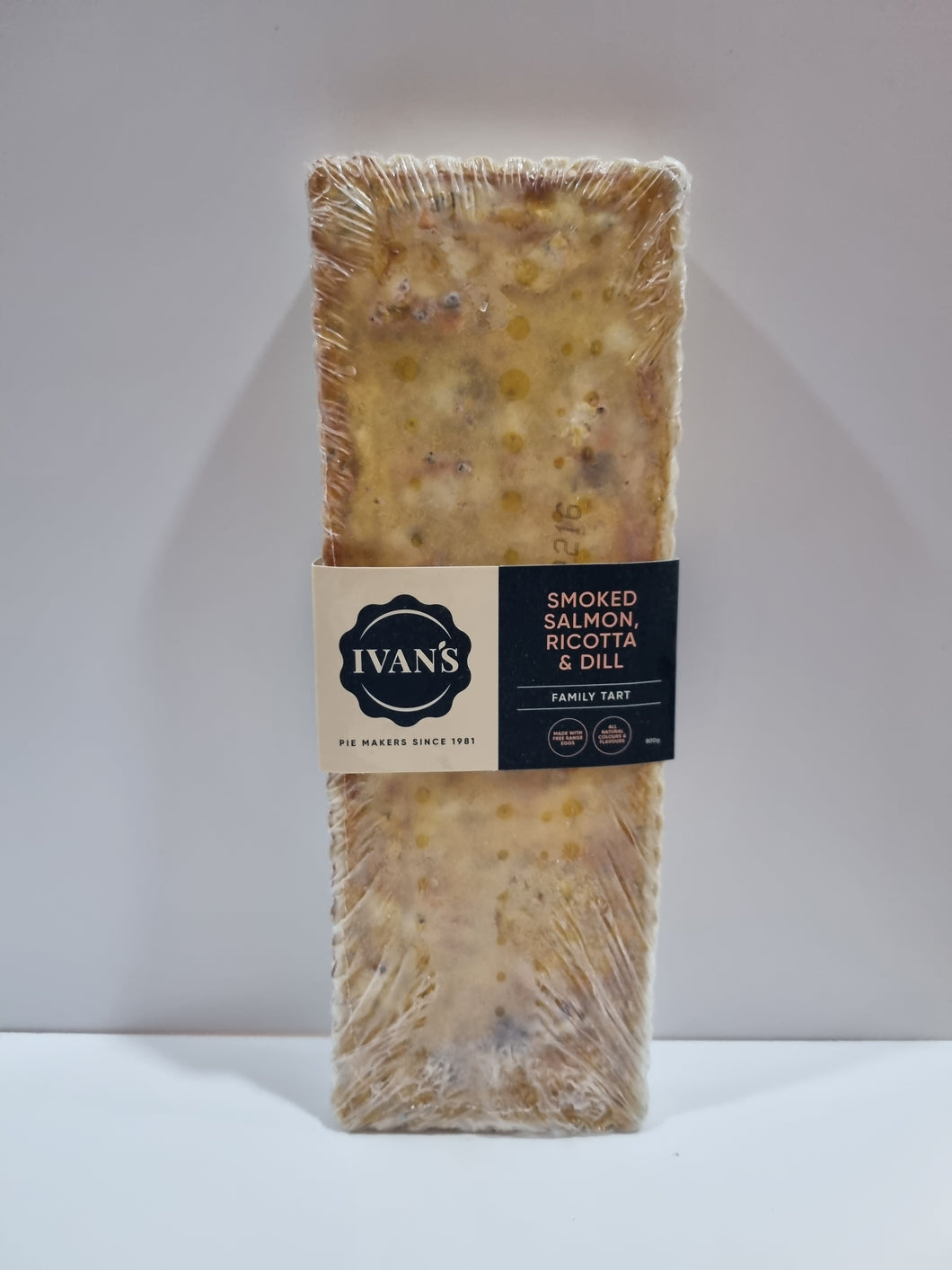Ivans- Salmon, Ricotta & Dill Family Tart