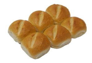 White Lunchbox Rolls (6pack)